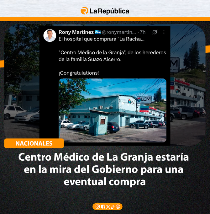 Centro Médico de La Granja estaría  en la mira del Gobierno para una  eventual compra - Cover Image